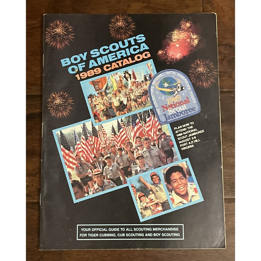 Vintage 1989 Boy Scouts Of America 64 Page Color Catalog Magazine Jamboree - Picture 1 of 7